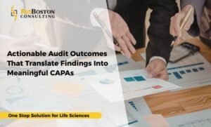 Actionable audit outcomes for internal and supplier audits