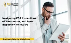 Audit-informed FDA inspection preparation and 483 response support