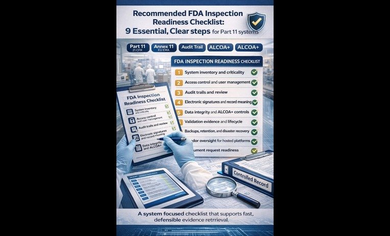 Best FDA inspection readiness plan: 7 Practical, Defensible steps for global QA leaders 4 FDA inspection readiness document review with QA team