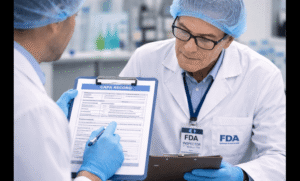 inspection evidence map showing process to record to system to owner for first FDA inspection readiness