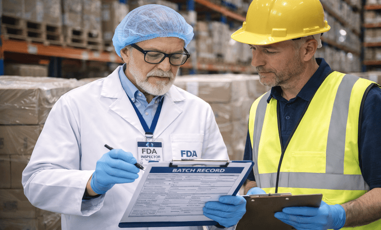 GMP inspection readiness batch record retrieval drill before FDA inspection