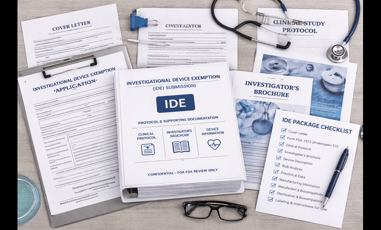 : IDE submission consulting support checklist for study readiness