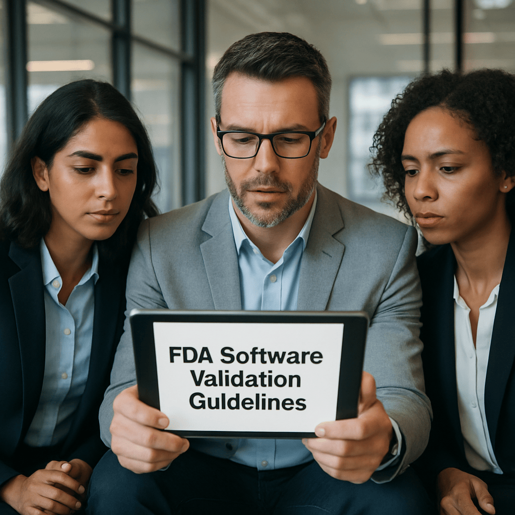 FDA’s new approach to computer software validation featuring Computer Software Assurance (CSA), risk-based testing, digital quality systems, and modern compliance processes in life sciences industries.