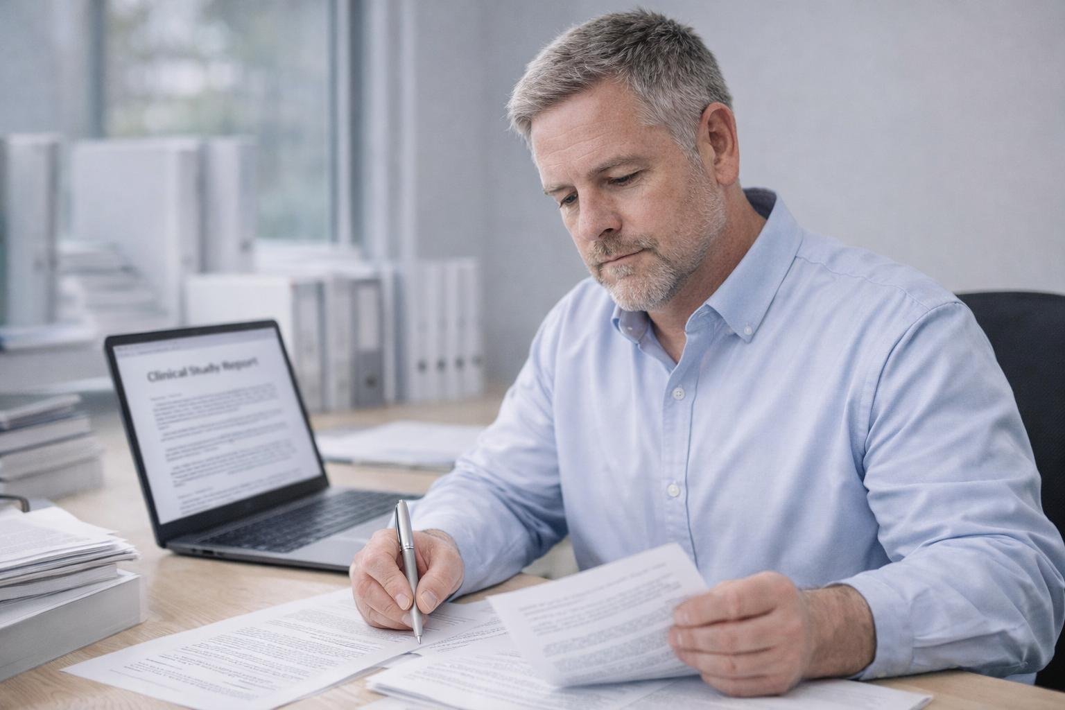 Medical writers creating scientific and regulatory documents for healthcare communication